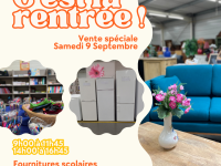 Vente spéciale rentrée Emmaüs Chalon ce samedi 