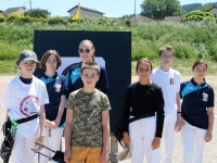 Des jeux de Saône-et-Loire réussis pour les jeunes tireurs de la compagnie des Francs Archers Chalonnais