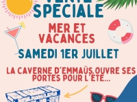 EMMAUS CHALON - Vente spéciale mer & vacances ce samedi à Chalon 