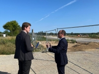 Le député des Yvelines Charles Rodwell en visite sur le Grand Chalon pour s'inspirer des réussites locales 