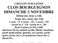 Dimanche 3 novembre : Loto du comité de quartier Carloup/République/Place de Beaune