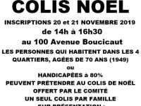 Inscriptions pour les colis de Noël du quartier Boucicaut/Colombière/Verrerie/Champ-Fleuri