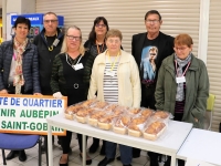 A Chalon, c'était opération brioches avec le comité Avenir/Aubépin/St Gobain