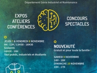 Du 7 au 10 novembre : La robotique et les sciences vous donnent rendez-vous