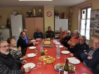 Avant la période hivernale, dernier repas de convivialité au club de la Boule d’Or