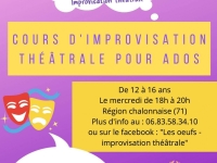 Nouveau à Chalon-sur-Saône : de 12 à 16 ans, participez à une aventure théâtrale ! 