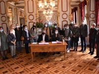 La ville de Chalon-sur-Saône signe une convention avec les élèves du Lycée Saint Charles 