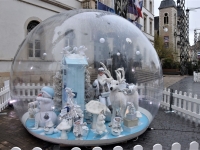 Des automates présents sur la place de la Mairie de Chalon-sur-Saône pour la plus grande joie des petits et grands