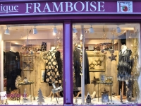 La vitrine du magasin « Framboise » est à découvrir