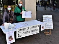 Action de solidarité en faveur des personnes âgées pour le Comité de Quartier  du Centre  Pasteur 