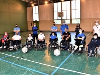 Reprise de l’entrainement du foot fauteuil de l’équipe Chalon Académie 