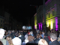 Succès à Chalon-sur-Saône du Spectacle "Eau, son et lumières", place de l'Hôtel de Ville à l’occasion des 100 ans de l’Armistice de 1918