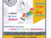 Théâtre : «  Maman y’a papa qui bouge encore », le 30 novembre 2019