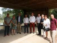 La Commission Nationale du Label « Ville 4 Fleurs » en visite triennale sur Châtenoy-le-Royal.