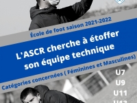 L’A S Châtenoy-le-Royal recrute des éducateurs / éducatrices pour la saison 2021/2022