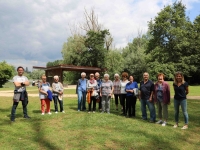 Le groupe de sport adapté a fait une séance à l’étang Chaumont 