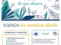 ̏Heureux de vous retrouver˝ l’agenda des activités estivales du CCAS de Châtenoy-le-Royal