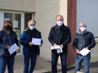 Masque obligatoire dans les écoles, la mairie de Châtenoy-le-Royal apporte sa contribution.