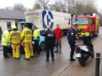 Collision entre une voiture et un scooter à Chatenoy-le-Royal.