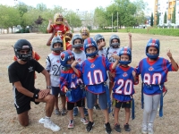 Les enfants des Près Saint-Jean prêts pour un touchdown avec les Centurions