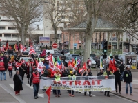 Plus de 350 manifestants contre la réforme des retraites à Chalon-sur-Saône