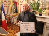 Remise du diplôme de citoyen d'honneur de Chalon-sur-Saône à Pierre Ravet