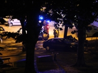 Feu de poubelles cette nuit aux Aubépins