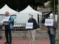 Un cercle de silence pour les migrants Place de l'Obélisque