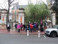 Rassemblement contre la loi «Sécurité globale» devant la sous-préfecture de Chalon-sur-Saône