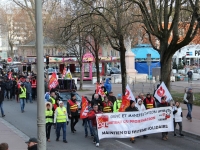 Ils étaient 220  jeudi à marcher contre la réforme des retraites à Chalon-sur-Saône