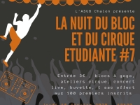 Jeudi 16 Janvier à 18h30 : Nuit du Bloc et du Cirque étudiante #7