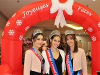 Les Reines du 100e Carnaval de Chalon étaient en visite à Géant Casino