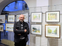 A Chalon, Jean-Luc Durand expose ses aquarelles