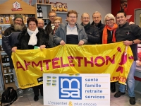 La MSA de Bourgogne a remis un chèque de 398,30 euros à l'AFM Téléthon 