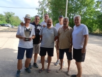 Claude Renard (Montceau Saint Vallier) remporte le Challenge Galin triplettes vétérans 