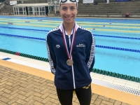 La nageuse du Cercle Nautique Chalonnais Blandine Boggio, médaille de bronze aux Championnats de France  