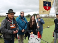 Axelle Fraisse devient  la  Reine des Compagnie des Francs Archers Chalonnais 