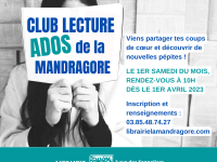 La Mandragore propose dès le 1er avril un nouveau club de lecture réservé aux ados de 12 à 18 ans. 