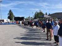 Traditionnelle cérémonie du protocole du 42e National pétanque de la ville de Chalon-sur-Saône