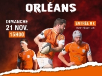 Fédérale 2 - poule 2 : RTC (Rugby Tango Chalonnais) - Orléans, venez encourager  les rugbymans chalonnais    