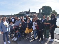 Le parcours découverte et culturel de Chalon-sur-Saône a séduit les personnes en situation de handicap