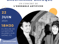 Samedi 22 juin 2024 concert « Bacchanale Baroque » en l’église d’Allerey sur Saône
