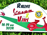 Clin d’oeil au Rallye Vespa et Vins 2024 organisé par le Vespa Club Chalonnais.