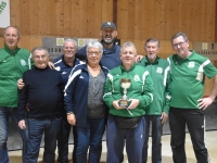 Boules Lyonnaises : Yverdon remporte la 1ère édition de son concours international quadrette vétérans, les chalonnais de la Boule Saint Jean terminent  2ème et 3ème 