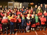 Remise d’équipement  par la société Transdev / Zoom aux 78 jeunes licenciés du Grand Chalon Athlétisme