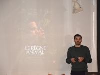 Niels Barletta, chef mixeur son et lauréat du César 2024 du Meilleur Son pour ‘Le Règne animal’, est venu à la rencontre des élèves de Nièpce-Balleure.