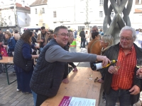 Ce dimanche, une dégustation place de l’hôtel de Ville, avait été organisée par la Maison des vins    