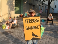 115 personnes rassemblées pour une nouvelle terrasse sauvage à Chalon-sur-Saône