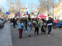 Une centaine de personnes dans les rues de Chalon-sur-Saône pour la 31ème manifestation anti-passes