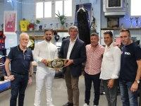 Retour sur la réception organisée en l'honneur de Sabri Fergani qui a remporté le Tournoi international de boxe des Volcans à Volvic